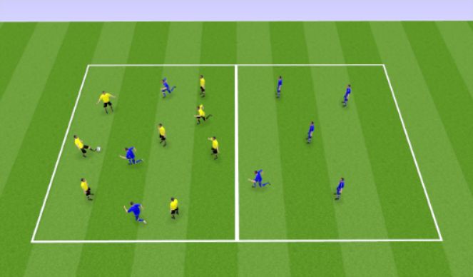 Football/Soccer Session Plan Drill (Colour): Screen 1