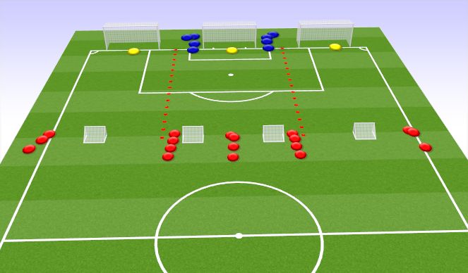 Football/Soccer Session Plan Drill (Colour): Menko