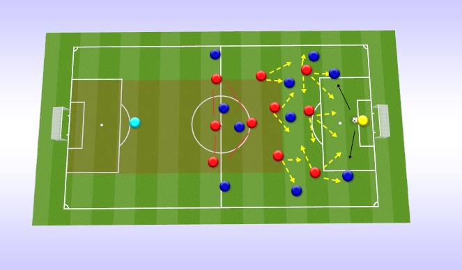 Football/Soccer Session Plan Drill (Colour): Screen 1