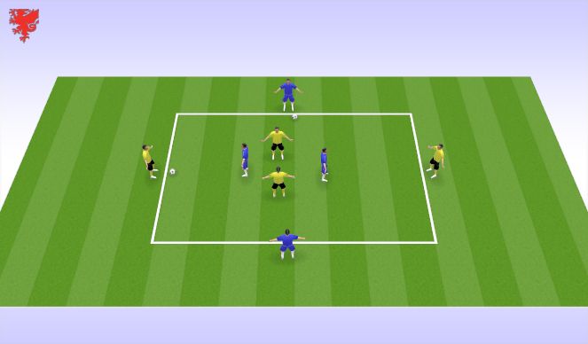 Football/Soccer Session Plan Drill (Colour): Screen 4