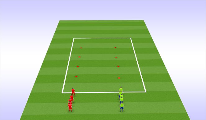 Football/Soccer Session Plan Drill (Colour): Races