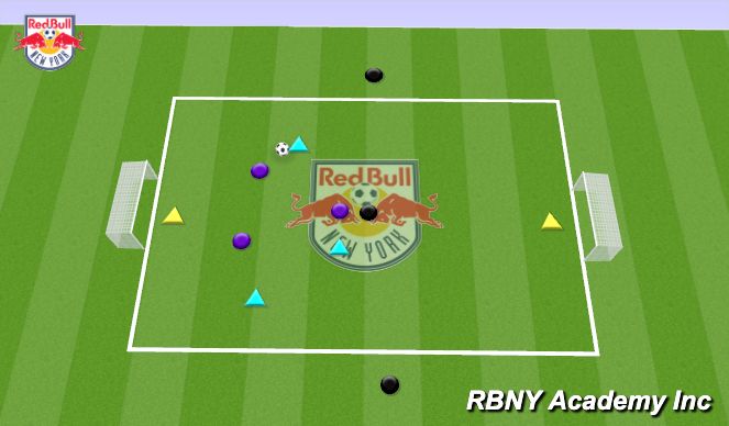 Football/Soccer Session Plan Drill (Colour): Small Sided Game