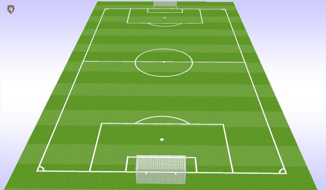 Football/Soccer Session Plan Drill (Colour): 11v11