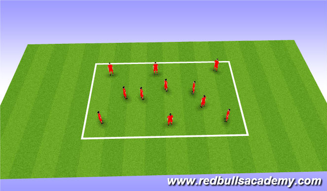 Football/Soccer Session Plan Drill (Colour): technical part 1