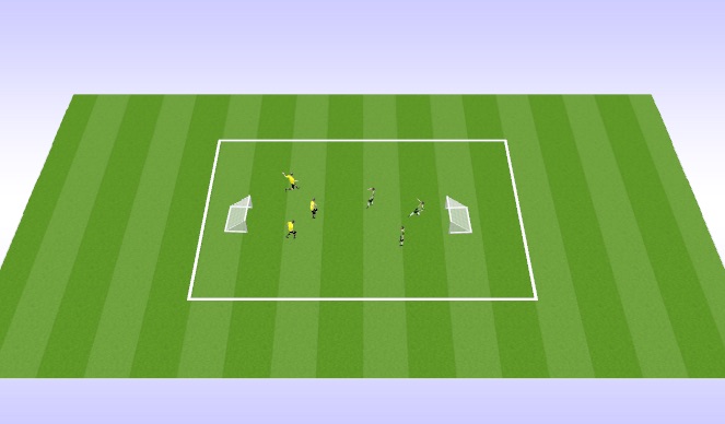 Football/Soccer Session Plan Drill (Colour): Alva - game/scrimmage 