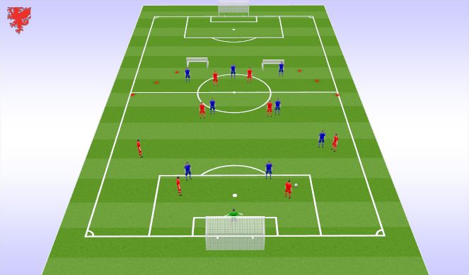 Football/Soccer Session Plan Drill (Colour): Screen 2