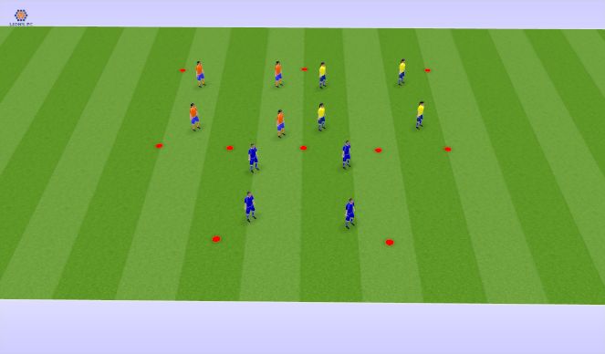 Football/Soccer Session Plan Drill (Colour): PP