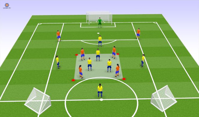 Football/Soccer Session Plan Drill (Colour): PG