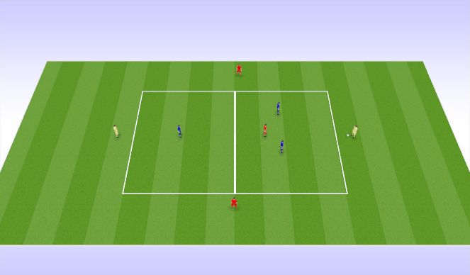 Football/Soccer Session Plan Drill (Colour): Positionsmatch