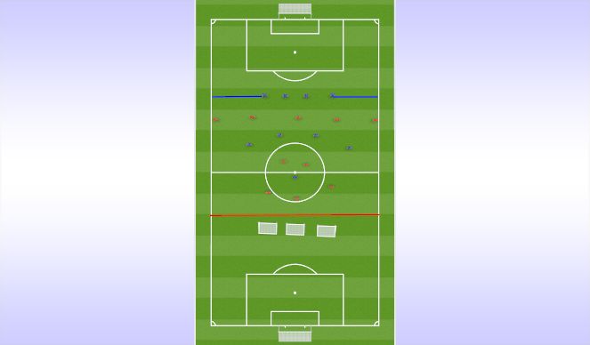 Football/Soccer Session Plan Drill (Colour): Spelövning