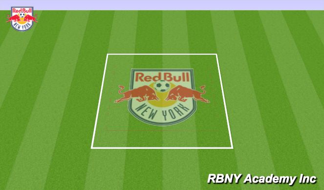 Football/Soccer Session Plan Drill (Colour): Warm up