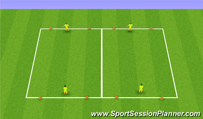 Football/Soccer Session Plan Drill (Colour): Keeper Wars