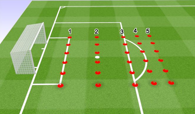 Fútbol Ejercicio del Plan de Sesiones (Color): Nothing But NET