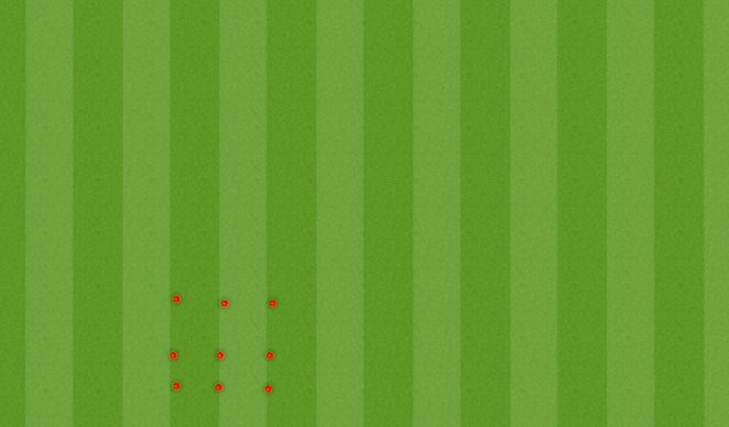 Football/Soccer Session Plan Drill (Colour): Coach Matty's Warm-up