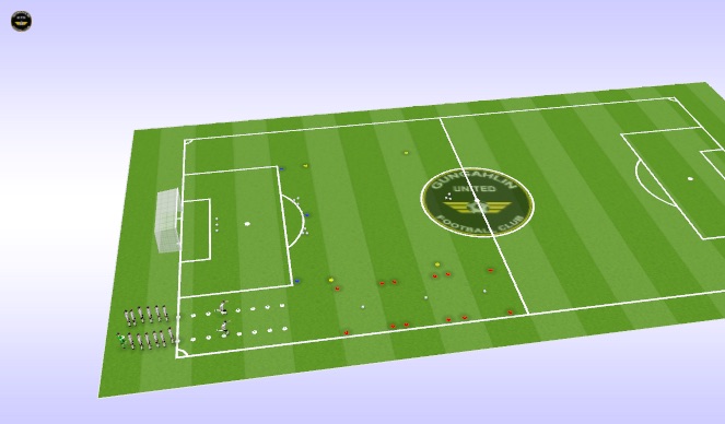 Football/Soccer Session Plan Drill (Colour): FIFA 11+