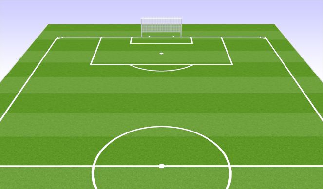 Football/Soccer Session Plan Drill (Colour): Matchuppvärmning