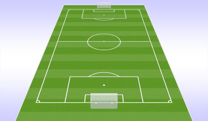 Football/Soccer Session Plan Drill (Colour): Intervaller