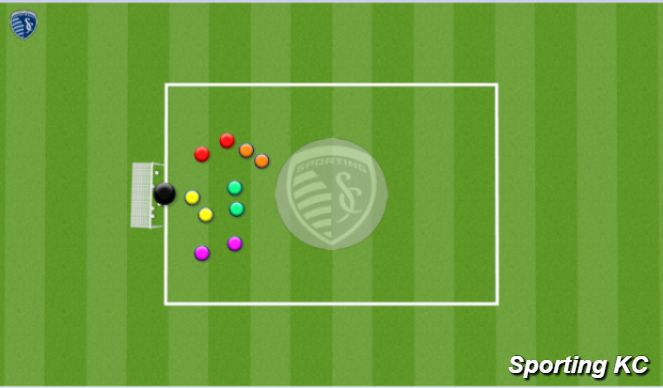 Football/Soccer Session Plan Drill (Colour): World Cup