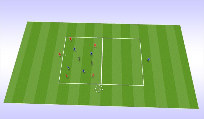 Football/Soccer Session Plan Drill (Colour): PRACTICE