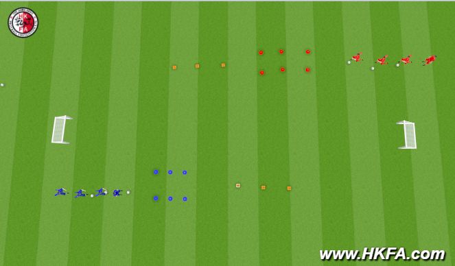 Football/Soccer Session Plan Drill (Colour): Screen 3