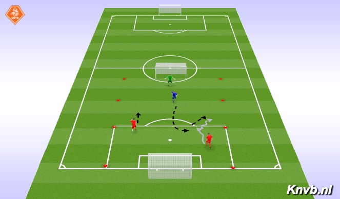 Football/Soccer Session Plan Drill (Colour): Screen 1