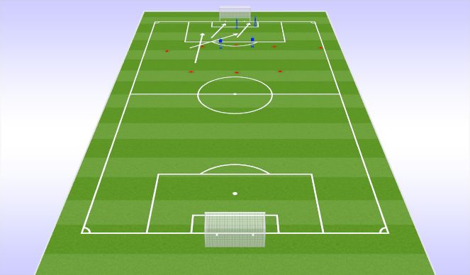 Football/Soccer Session Plan Drill (Colour): Screen 4
