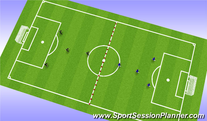 Football/Soccer Session Plan Drill (Colour): Screen 1