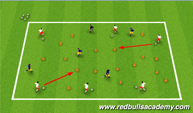 Fútbol Ejercicio del Plan de Sesiones (Color): Gotham City