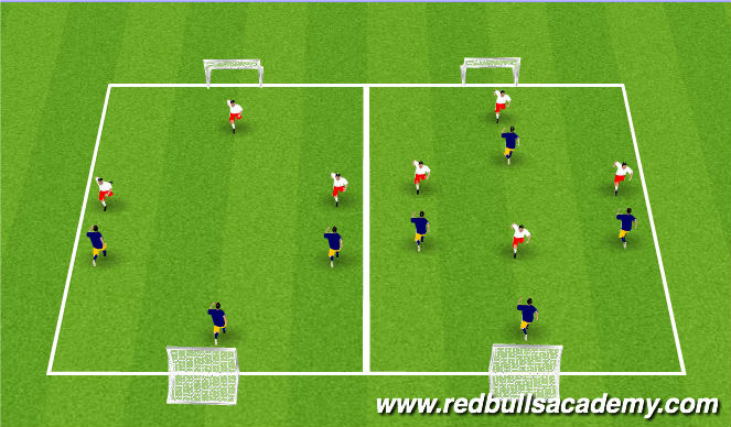 Fútbol Ejercicio del Plan de Sesiones (Color): SSG
