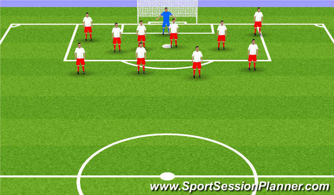 Football/Soccer Session Plan Drill (Colour): World Cup