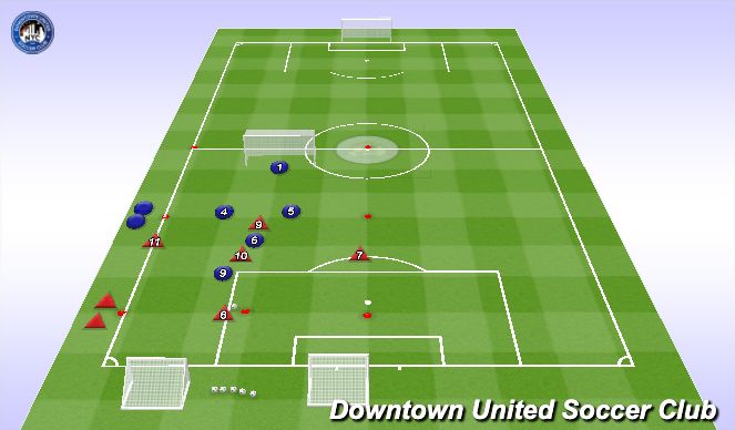 Football/Soccer Session Plan Drill (Colour): PTDM