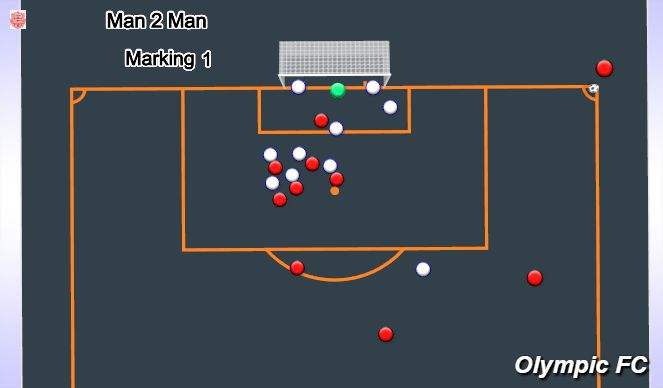 Football/Soccer Session Plan Drill (Colour): Animation 1