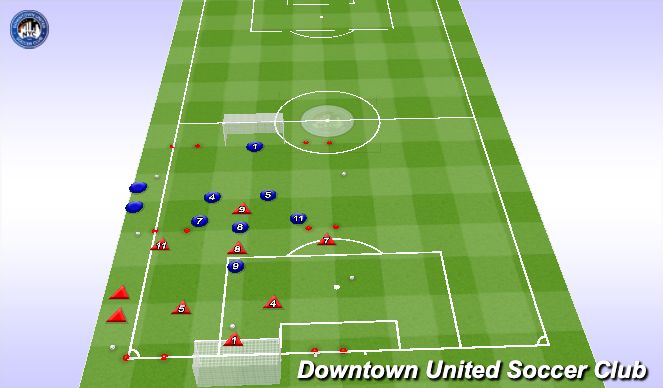Football/Soccer Session Plan Drill (Colour): PSAM