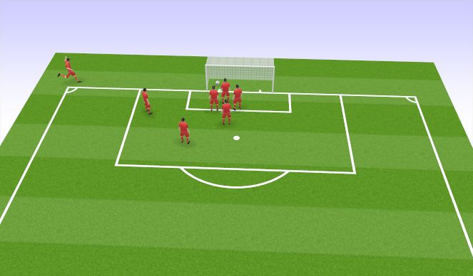 Football/Soccer Session Plan Drill (Colour): Animation 1