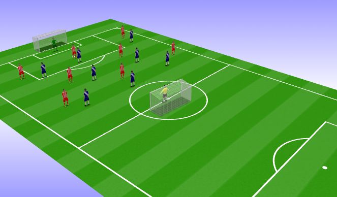 Football/Soccer Session Plan Drill (Colour): Practice Game