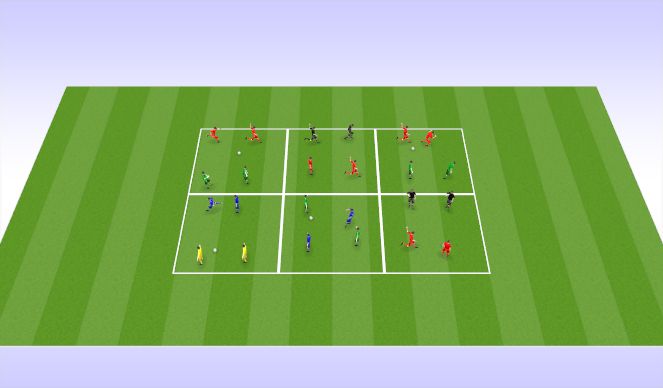 Football/Soccer Session Plan Drill (Colour): Screen 1