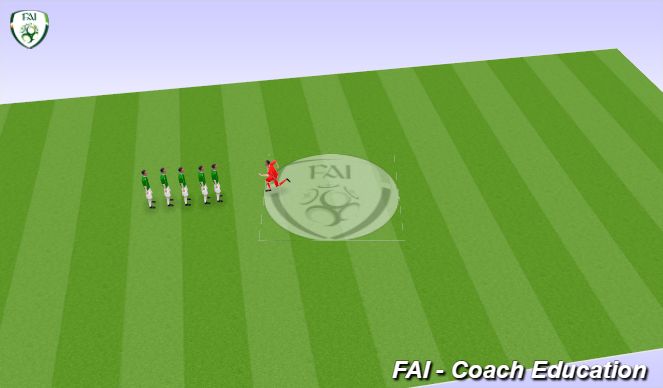 Football/Soccer Session Plan Drill (Colour): Activation Drill