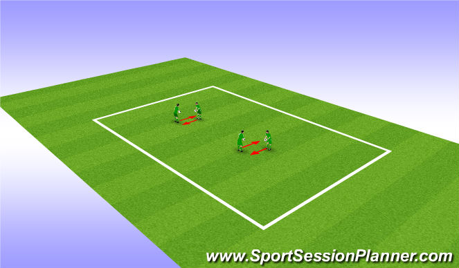 Football/Soccer Session Plan Drill (Colour): Screen 1