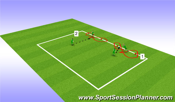 Football/Soccer Session Plan Drill (Colour): Screen 3