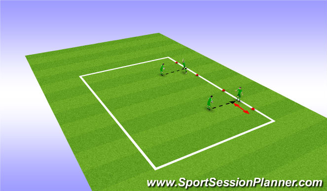 Football/Soccer Session Plan Drill (Colour): Handling