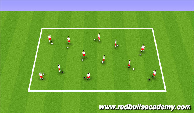 Football/Soccer Session Plan Drill (Colour): Messi/Xavi/Ronaldo