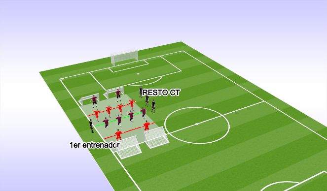 Football/Soccer Session Plan Drill (Colour): Juego pos 2