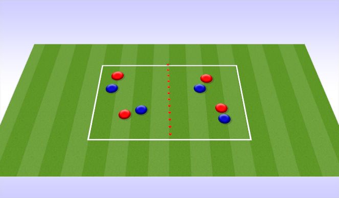 Football/Soccer Session Plan Drill (Colour): Tac 1