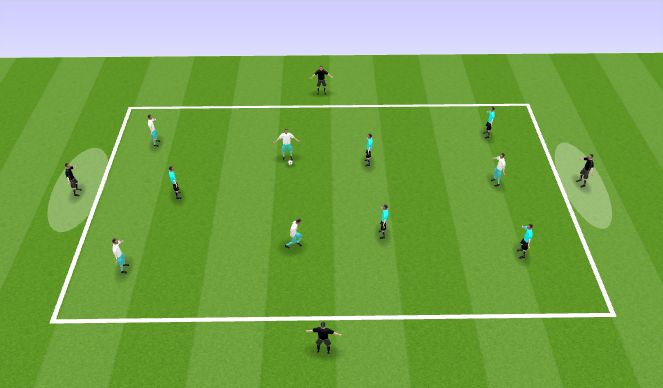 Football/Soccer Session Plan Drill (Colour): Screen 3