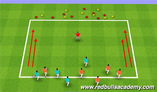 Football/Soccer Session Plan Drill (Colour): Zookeeper!