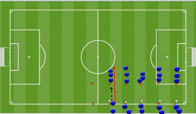 Football/Soccer Session Plan Drill (Colour): Pre-Speed