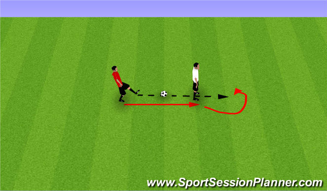 Football/Soccer Session Plan Drill (Colour): Warm Up