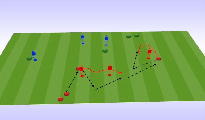 Football/Soccer Session Plan Drill (Colour): Screen 1