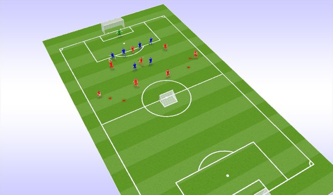Football/Soccer Session Plan Drill (Colour): Screen 3