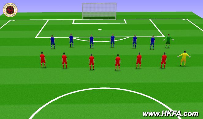 Football/Soccer Session Plan Drill (Colour): Cool down
